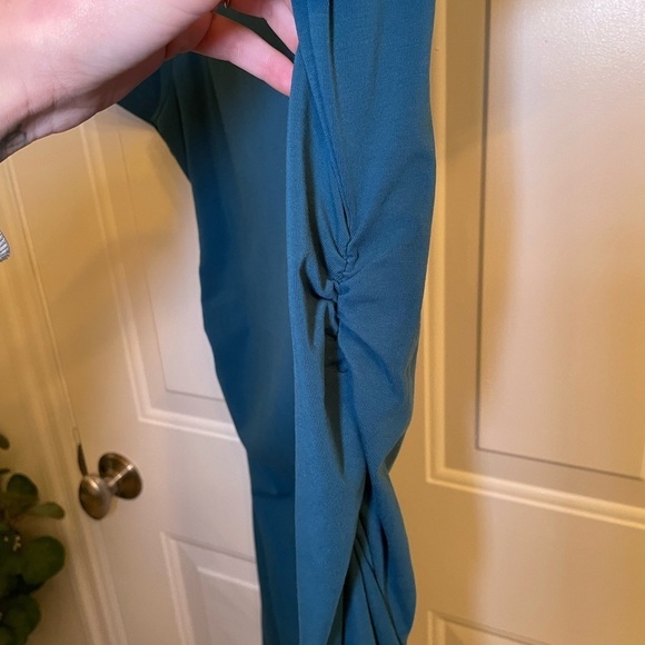 Thyme Maternity Blue Midi Dress - Picture 4 of 6